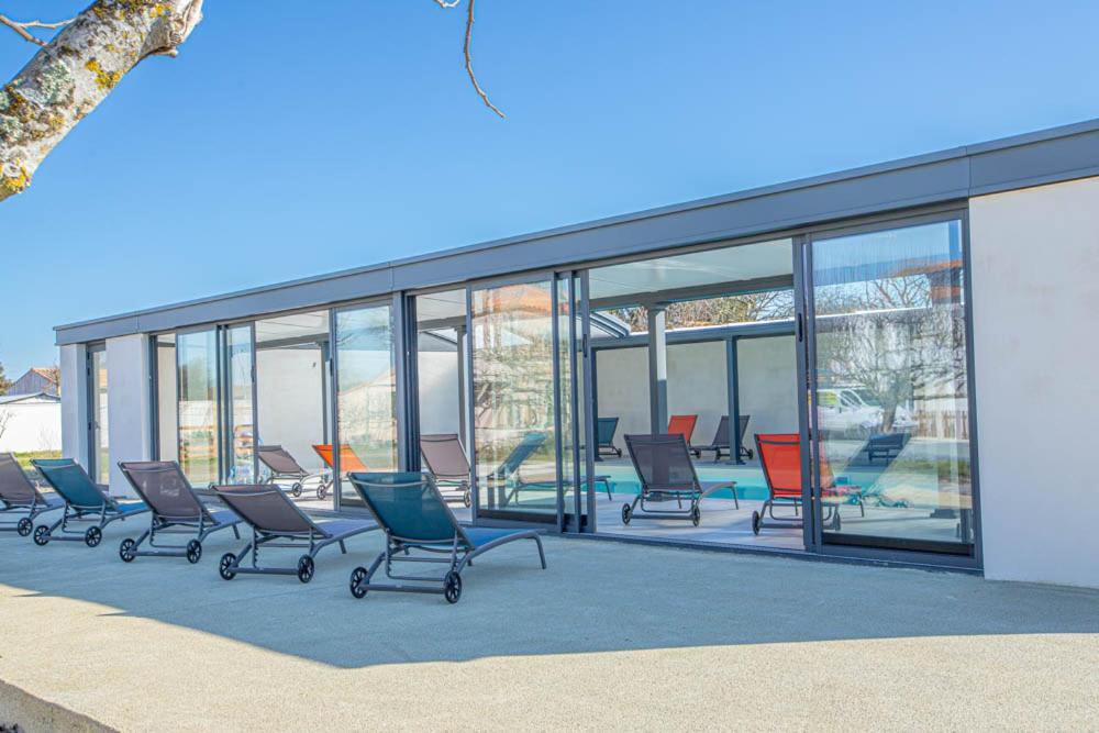 Le Vaisseau Maison Avec Piscine/Parking/Wifi/Plages 5Kms Les Mathes Bagian luar foto