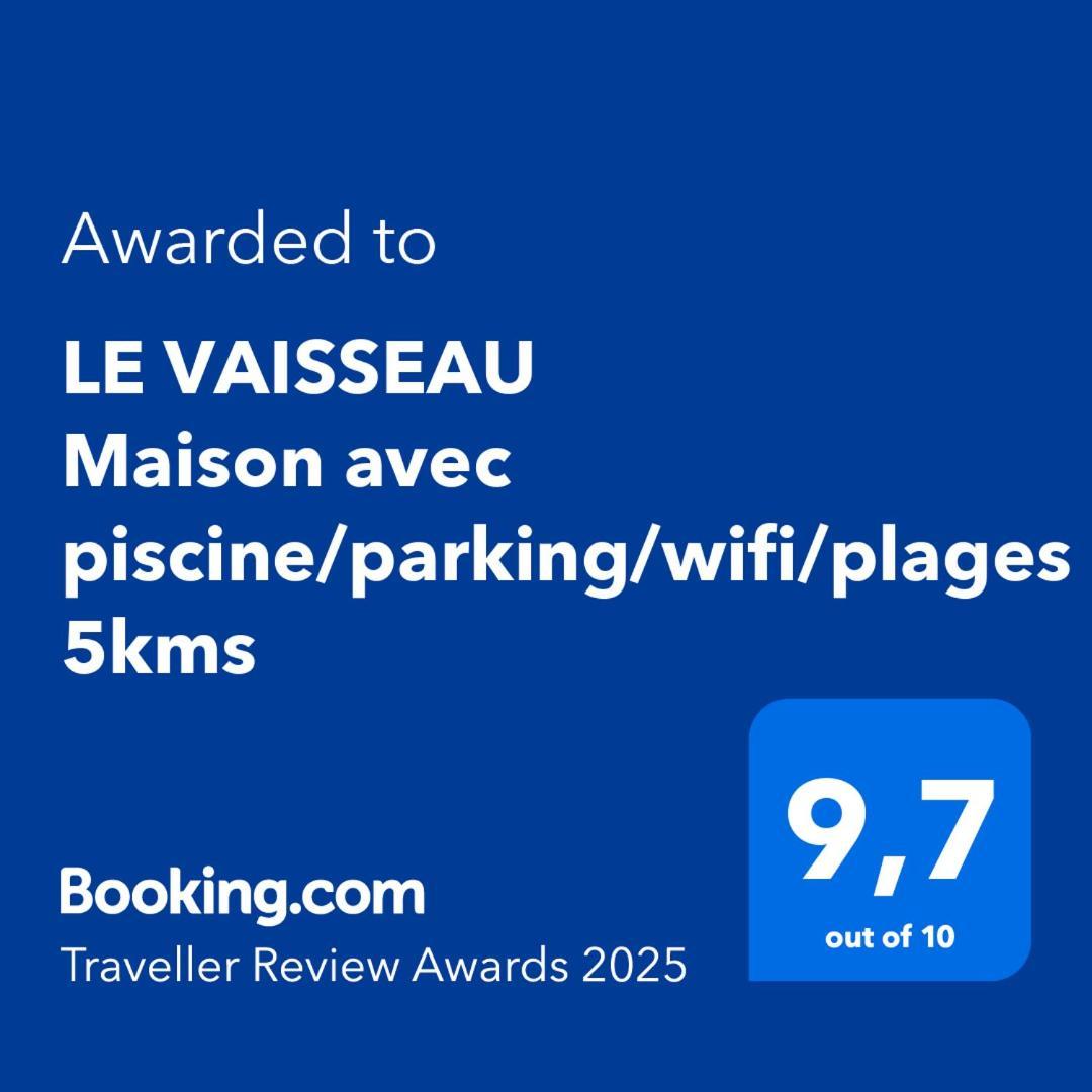 Le Vaisseau Maison Avec Piscine/Parking/Wifi/Plages 5Kms Les Mathes Bagian luar foto
